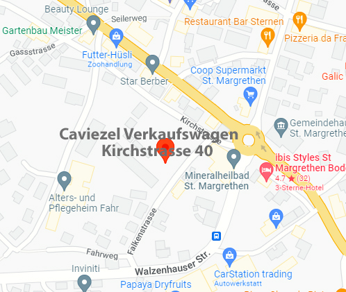 SO FINDEN SIE UNS - CAVIEZEL VERKAUFSLADEN